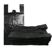 Sacola Plástica Reciclada Preta 4kg * 90cm x 1000cm Sacola Plástica Reciclada Preta 4kg * 90cm x 1000cm