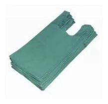 Sacola Plástica Reciclada Reforçada Kit 10Kg 30X40