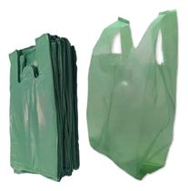 Sacola Plástica Reciclada Reforçada Verde + De 1000 Sacolas