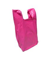 Sacola Plastica Rosa Pacote Com 100 Unidades