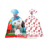 Sacola Plástica Snoopy Festcolor 8 unid