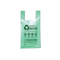 sacola plástica verde abnt 48x55 c/500und.