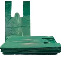 Sacola Plástica Verde Reforçada Vários Tamanhos Versátil 5kg