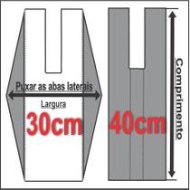 Sacola Plástica Virgem 30X40 Cm - Fardo 2,5Kg - Reforçada - Altaplast