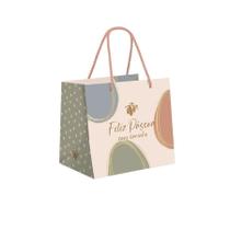 Sacola Premium Para Caixa Meio Ovo - Tonal - 22x20x14cm - 1 unidade - Cromus - Rizzo