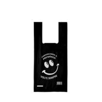 Sacola Preta Volte Sempre 38x50 500 unidades