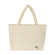 Sacola PUMA Plush Tote Sand com capacidade de 20L para mulheres