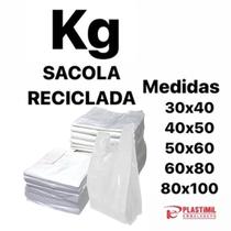 Sacola Reciclada Branca kG - Reforcada