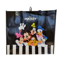 Sacola Reciclável Mickey And Friends Ombro Grande Preta Taimes Sacola Reciclável Mickey And Friends Ombro Grande Preta Taimes
