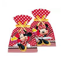 Sacola Red Minnie Mouse 12 Un - Regina Sacola Red Minnie Mouse 12 Un - Regina