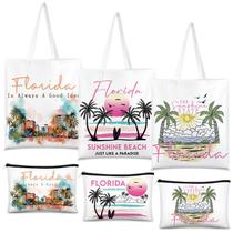 Sacola Reginary Souvenir Florida com bolsa de cosméticos (6 unidades)