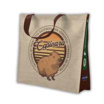Sacola Reutilizável Capivara Marrom 39x18x35cm Bompack Sacola Reutilizável Capivara Marrom 39x18x35cm Bompack