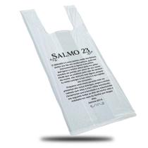 Sacola Salmo 23 - 100 Unidades de Sacola Plástica de Alta Densidade