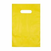 Sacola Sorriso 20x30 cm - Amarela- Kit 40un Sacola Sorriso 20x30 cm - Amarela- Kit 40un