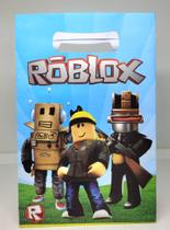 Sacola Surpresa Lembrancinha Aniversário Festa Roblox com 10 Unidades