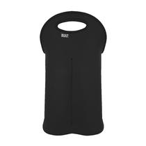 Sacola Térmica de Neoprene Preta para 2 Garrafas - Resistente a Manchas Sacola Térmica de Neoprene Preta para 2 Garrafas - Resistente a Manchas
