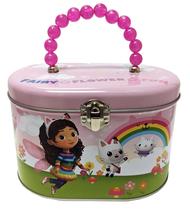 Sacola The Tin Box Company Gabby's Dollhouse oval Beaded Sacola The Tin Box Company Gabby's Dollhouse oval Beaded