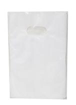 Sacola TNT boca de palhaço branca com 10 unidades Sacola TNT boca de palhaço branca com 10 unidades