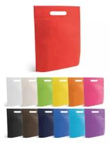 Sacola TNT boca de palhaço marrom com 10 unidades