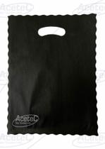 Sacola TNT boca de palhaço preto com 10 unidades