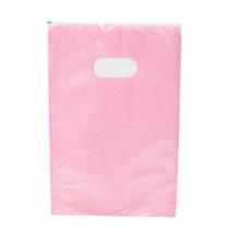 Sacola TNT Boca de Palhaço Rosa bebê com 10 unidades