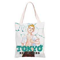 Sacola Tokyo's Mikey Anime Canvas 33x36cm Algodão-Poliéster Sacola Tokyo's Mikey Anime Canvas 33x36cm Algodão-Poliéster