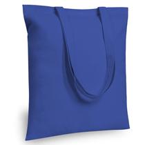 Sacola TopDesign de algodão azul 38 x 40,6 cm, pacote com 24 Sacola TopDesign de algodão azul 38 x 40,6 cm, pacote com 24