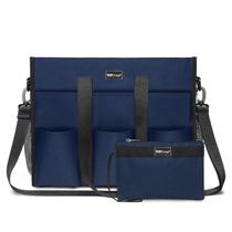 Sacola TopDesign Utility resistente à água com 22 bolsos azuis Sacola TopDesign Utility resistente à água com 22 bolsos azuis