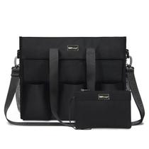 Sacola TopDesign Utility resistente à água com 22 bolsos preta Sacola TopDesign Utility resistente à água com 22 bolsos preta