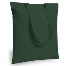 Sacola TopDesign verde preta de algodão 38 x 40,6 cm, pacote com 24 Sacola TopDesign verde preta de algodão 38 x 40,6 cm, pacote com 24