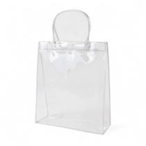 Sacola Transparente C/ Alça Bolsa Lembrancinha 19,5cmx24,5cm Sacola Transparente C/ Alça Bolsa Lembrancinha 19,5cmx24,5cm