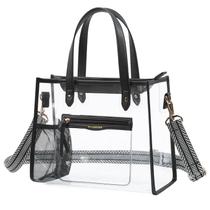 Sacola transparente Missnine PVC 32x13x25 cm aprovada pelo estádio