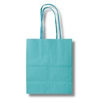 Sacola turquesa (17,5x8,5x21,5cm) c/ 10 un.
