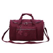 Sacola Viagem Bolsa Academia Fitness Feminina Média Mala de Mão em Crinckle - Madrid - TURQUESA Sacola Viagem Bolsa Academia Fitness Feminina Média Mala de Mão em Crinckle - Madrid - TURQUESA