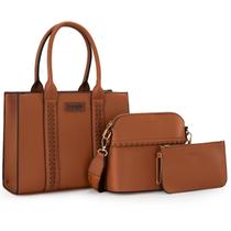 Sacola Wrangler WG3-8321BR para mulheres com alça tiracolo Sacola Wrangler WG3-8321BR para mulheres com alça tiracolo