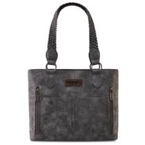 Sacola Wrangler WG78-G8317GY para mulheres, tipo couro Sacola Wrangler WG78-G8317GY para mulheres, tipo couro