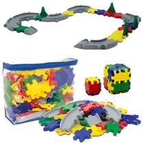 Sacolão Mix Formas Educativas Mais de 200 Peças