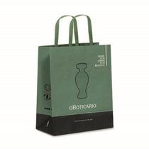 Sacolas Cor Verde Tamanho PP Boticario Presente
