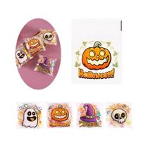 Sacolas De Doces De Halloween Abóbora Fantasma Autoadesivas 50100Pcs Decoração De Festa Infantil Sacolas De Doces De Halloween Abóbora Fantasma Autoadesivas 50100Pcs Decoração De Festa Infantil