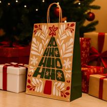 Sacolas de Papel Natalina 10un Perfeita para Presentes, Lembranças e Decoração de Fim de Ano Sacolas de Papel Natalina 10un Perfeita para Presentes, Lembranças e Decoração de Fim de Ano