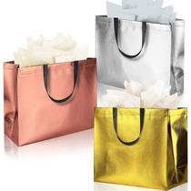 Sacolas de presente BLEWINDZ, sacola grande e reutilizável de 13 polegadas, conjunto de 18 unidades