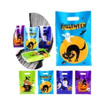 Sacolas De Presente De Doces De Halloween, Lembrancinhas De Festa Com Tema De Abóbora E Fantasma,