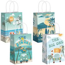Sacolas de presente de surfe de verão Kolldenn The Big One, 12 peças, 21x15x8 cm