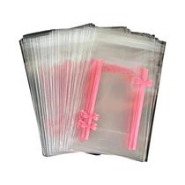 Sacolas De Presente Em Estilo Cartoon Com Selagem Autoadesiva, 100 Peças, Transparentes Para Sacolas De Presente Em Estilo Cartoon Com Selagem Autoadesiva, 100 Peças, Transparentes Para