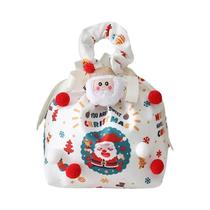 Sacolas De Presente Festivas De Natal Reutilizáveis Com Fecho De Cordão, Lembrancinhas De Festa Com