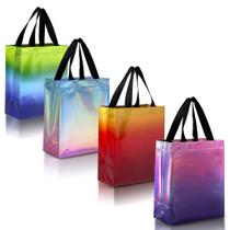 Sacolas de presente Nush Nush Gradient Medium, conjunto de 12 com alças Sacolas de presente Nush Nush Gradient Medium, conjunto de 12 com alças