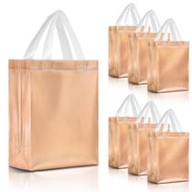 Sacolas de presente Nush Nush Rose Gold, reutilizáveis, conjunto de 30 Sacolas de presente Nush Nush Rose Gold, reutilizáveis, conjunto de 30