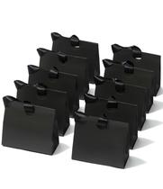 Sacolas de presente, papel Vitalizart com alças de fita, conjunto de 10 pretas Sacolas de presente, papel Vitalizart com alças de fita, conjunto de 10 pretas