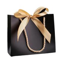 Sacolas De Presente Rosa Kraft Com Alça Dourada, 20 Unidades, Caixas De Presente Douradas, Sacolas