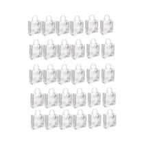 Sacolas De Presente Transparentes De PVC 10 20 30PCS Para Festas Aniversários Casamentos Decorações